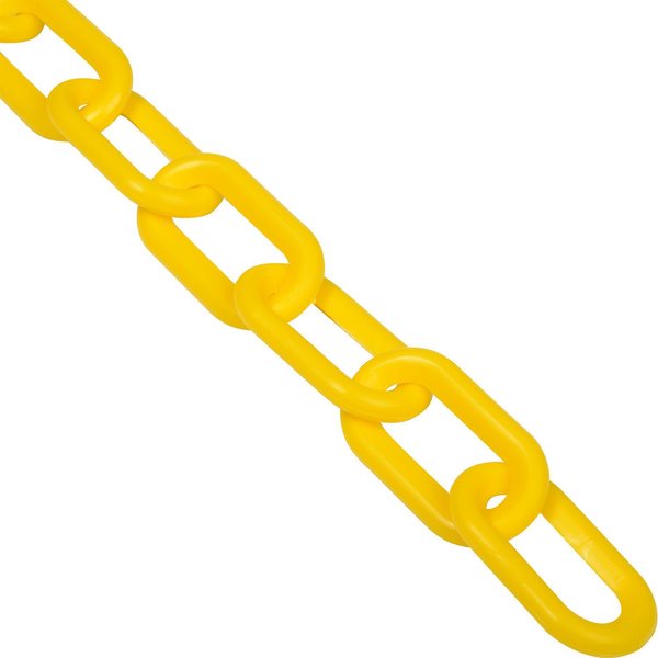 Global Industrial Plastic Chain Barrier, 2x50'L, Yellow 954113YL
